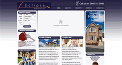 Desktop Screenshot of eclipseproperties.org